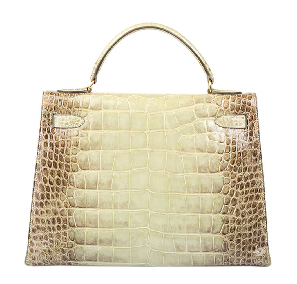 Hermès Natura Vert Celadon Kelly 32 Bag Crowned Bag