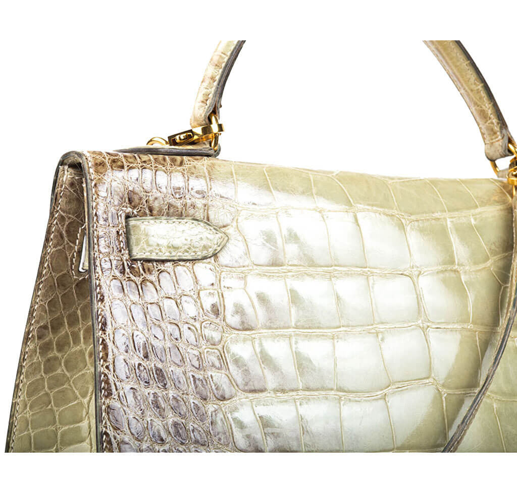 Hermès Natura Vert Celadon Kelly 32 Bag Crowned Bag