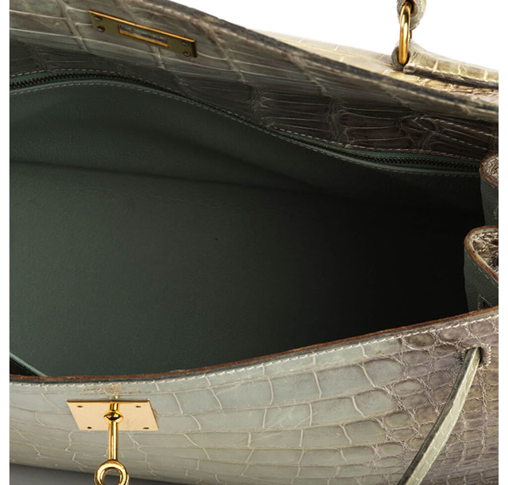 Hermès Natura Vert Celadon Kelly 32 Bag Crowned Bag