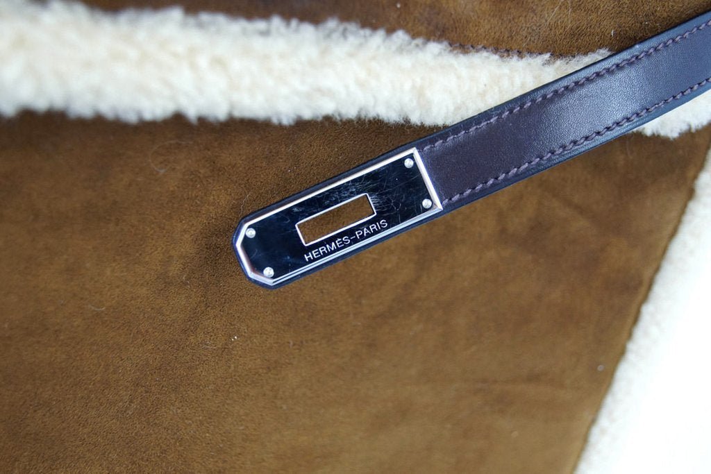 Hermès Kelly 35 Limited Edition Teddy Shearling Bag - Crowned Bag