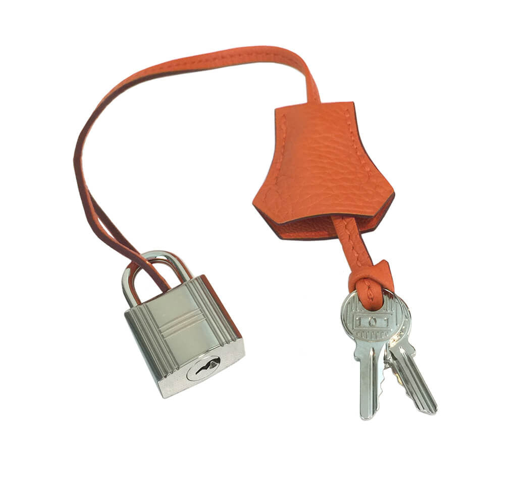 Hermès Orange Kelly Togo Bag 35cm Crowned Bag