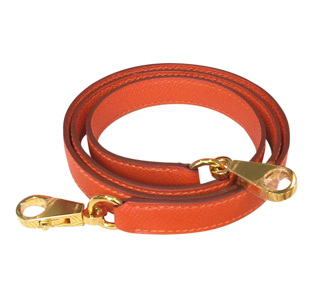 Hermès Sellier 32 Kelly Feu Epsom Bag GHW Crowned Bag