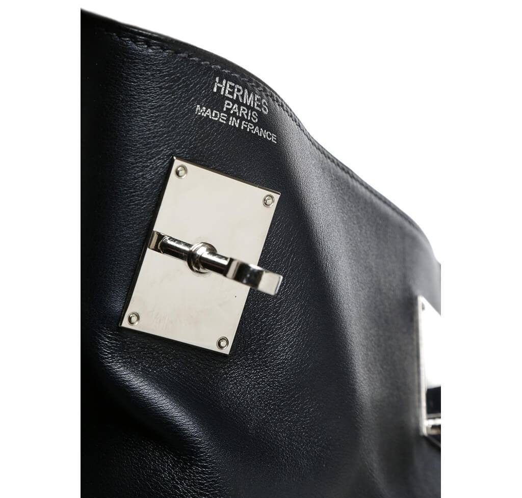 Hermès Relax Travel Bag Kelly 50 Black - Crowned Bag