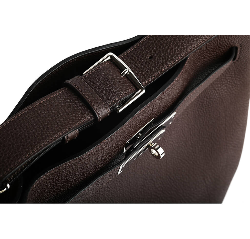 Hermès So Kelly 26 Bag Chocolate Togo Crowned Bag