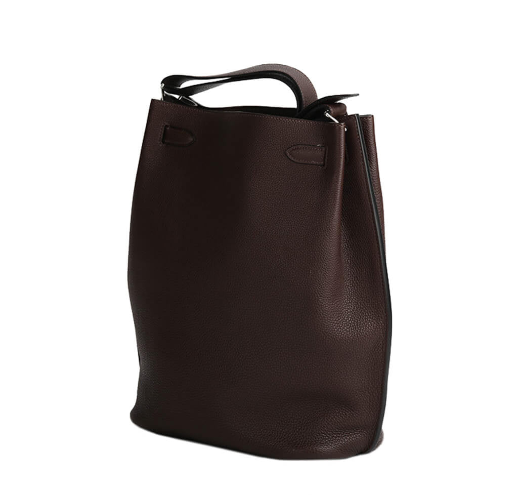 Hermès So Kelly 26 Bag Chocolate Togo Crowned Bag