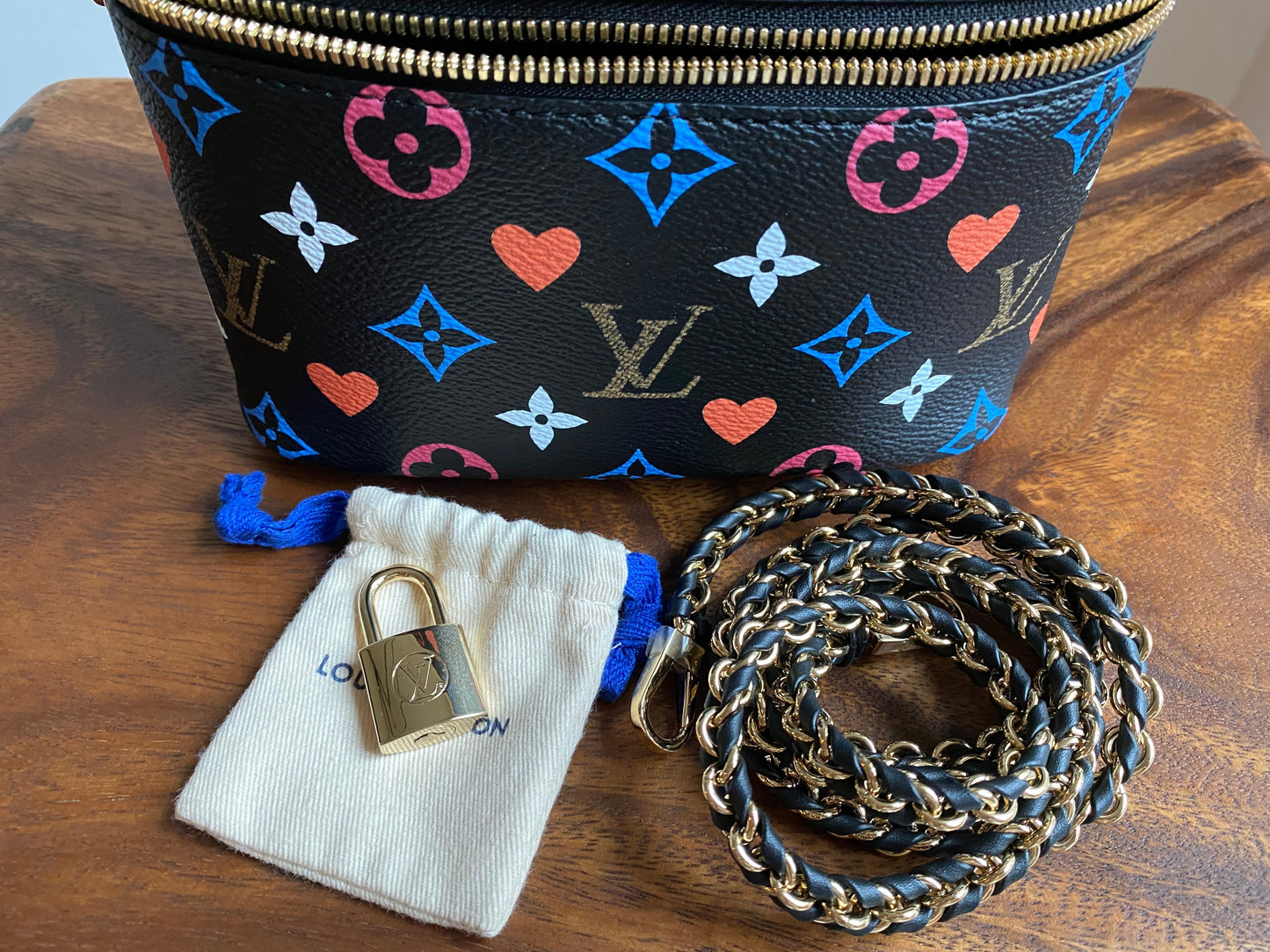 Louis Vuitton Game On Vanity PM Black Monogram Canvas M57482