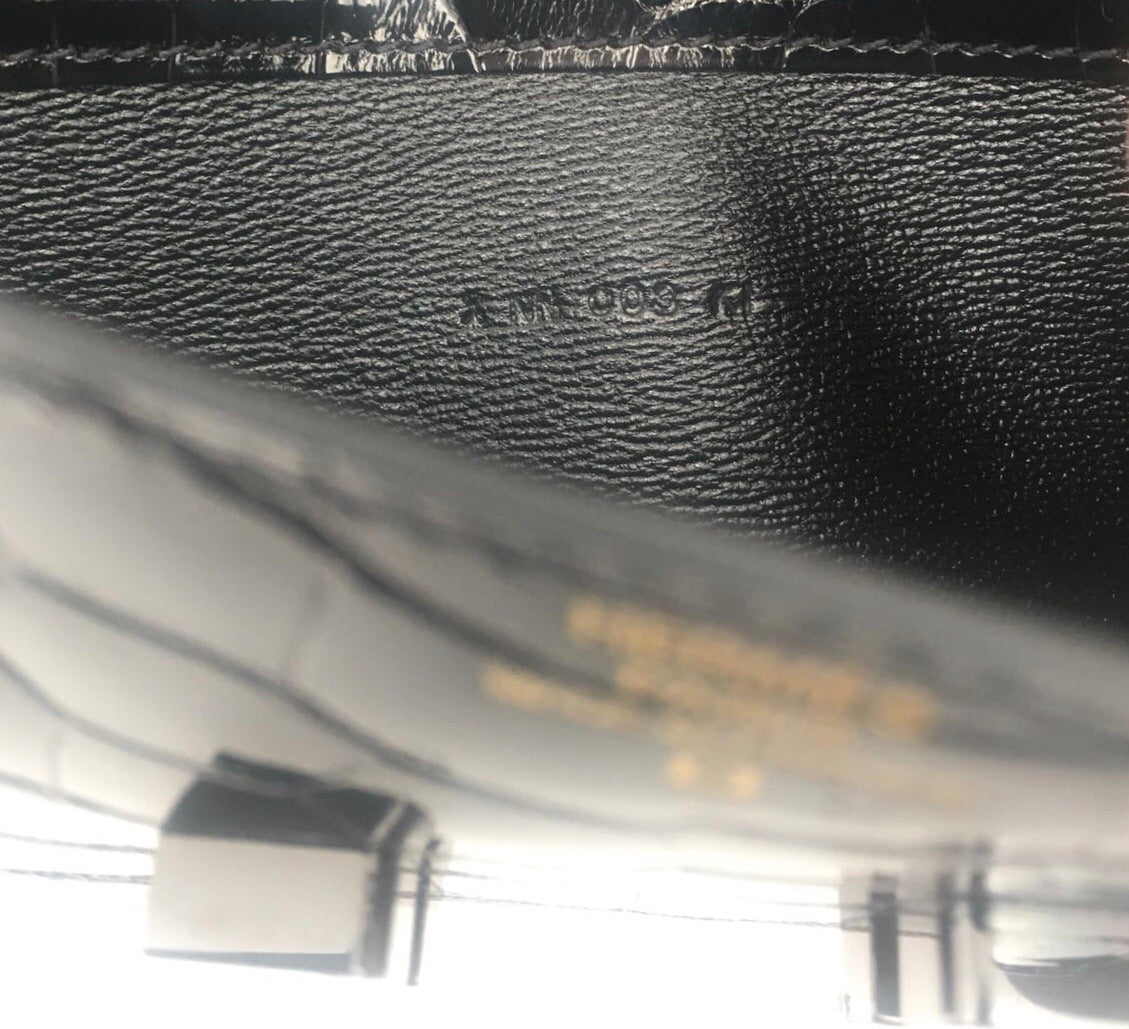 Hermes | So Black Alligator Constance Wallet Crowned Bag