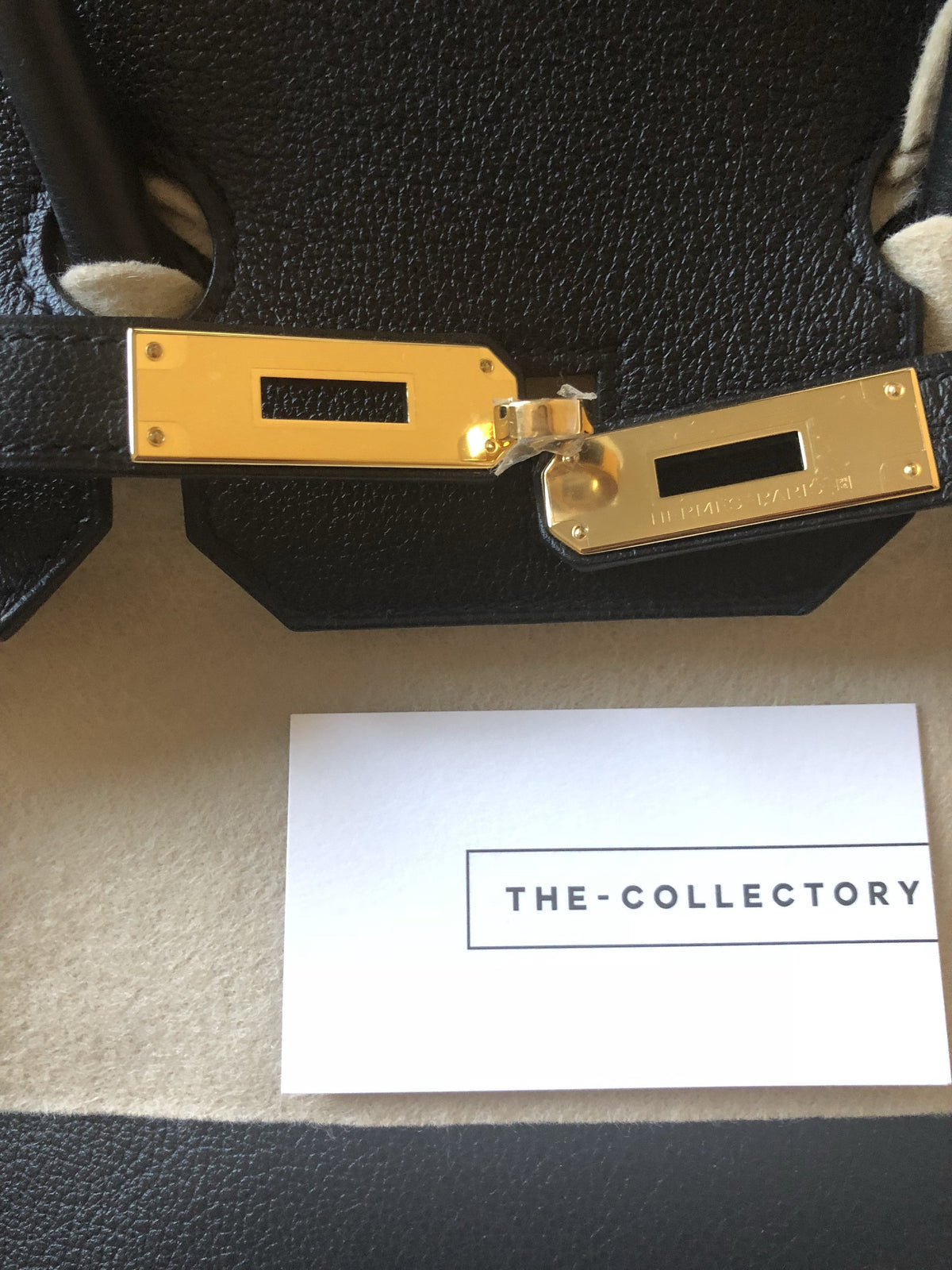 Hermès | Black Birkin with Gold Hardware | 35 Crowned Bag