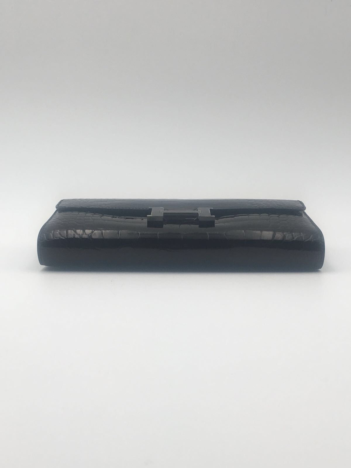 Hermes | So Black Alligator Constance Wallet Crowned Bag