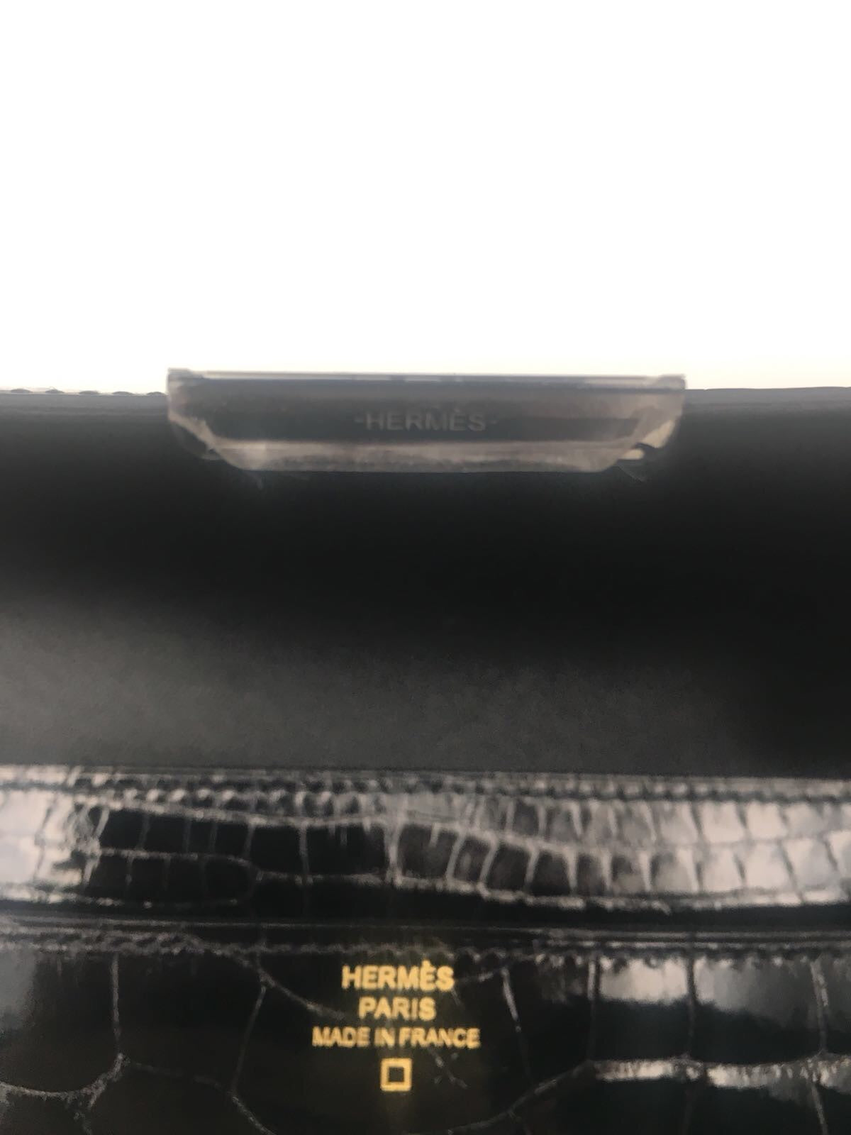 Hermes | So Black Alligator Constance Wallet Crowned Bag