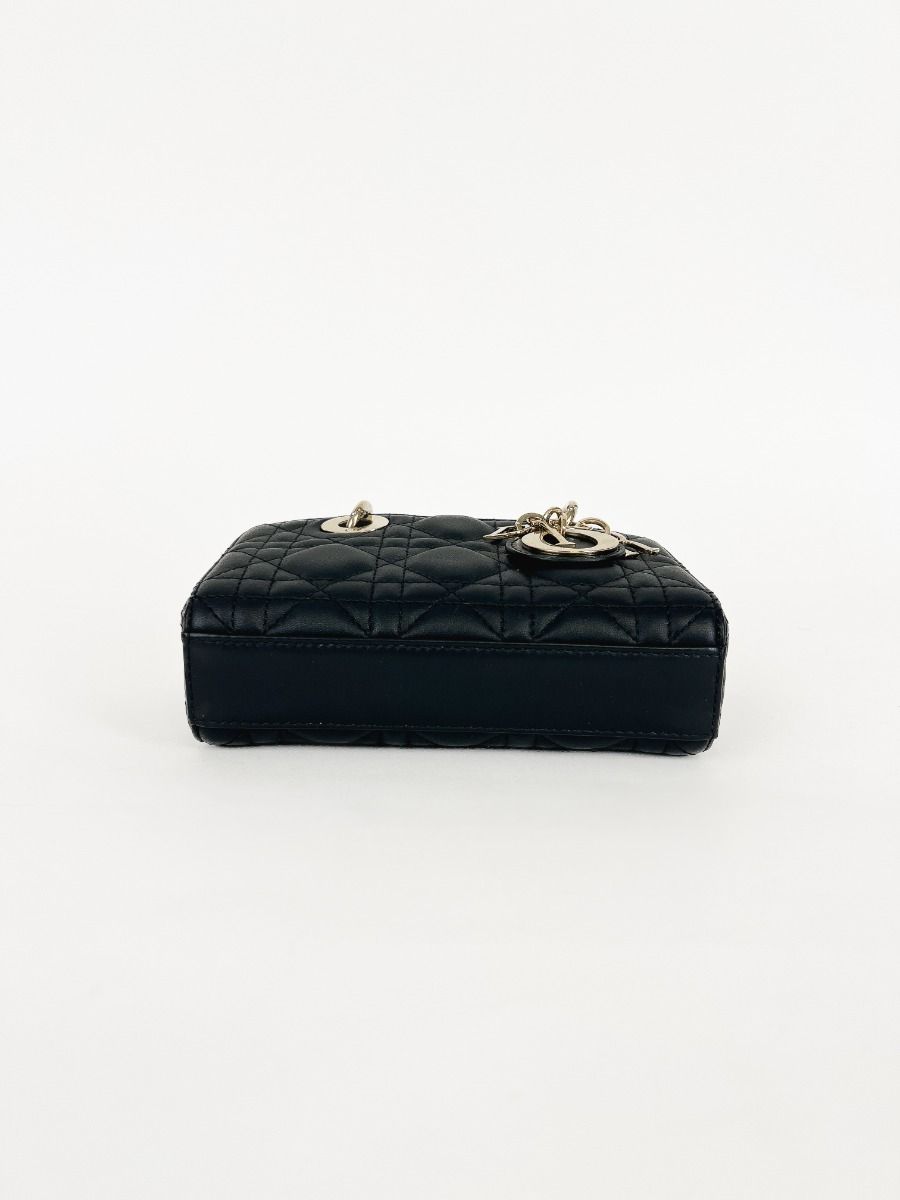 Micro Lady D-JOY Bag Dior Cannage Black