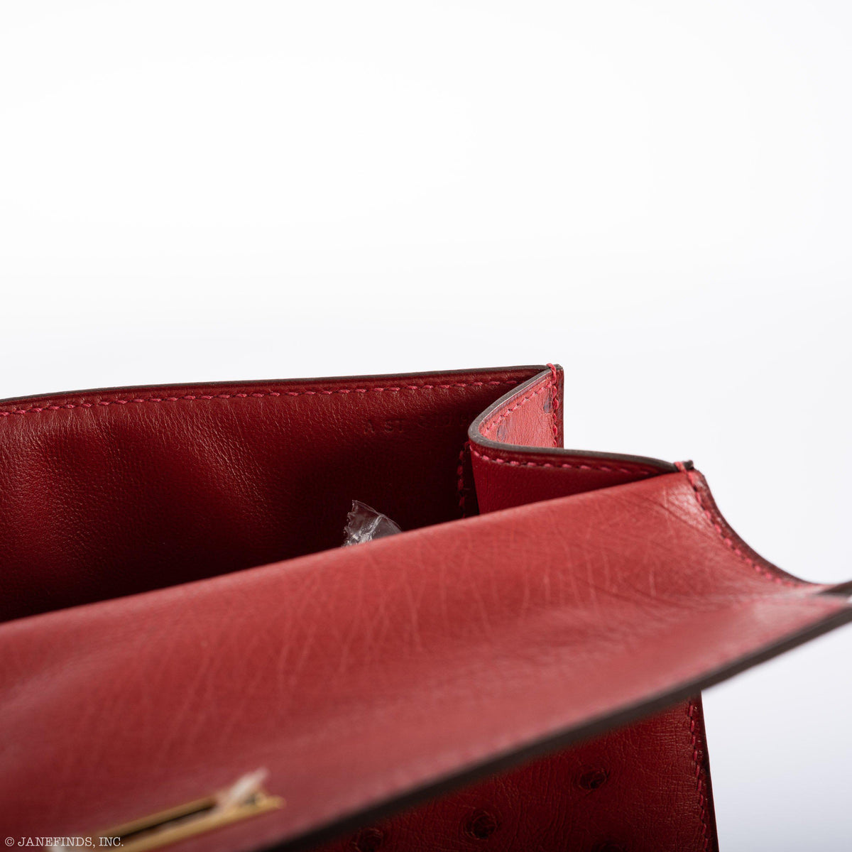Hermes Kelly Mini Pochette Rouge Vif Gold Hardware - 2017 A Stamp Woman Hermes