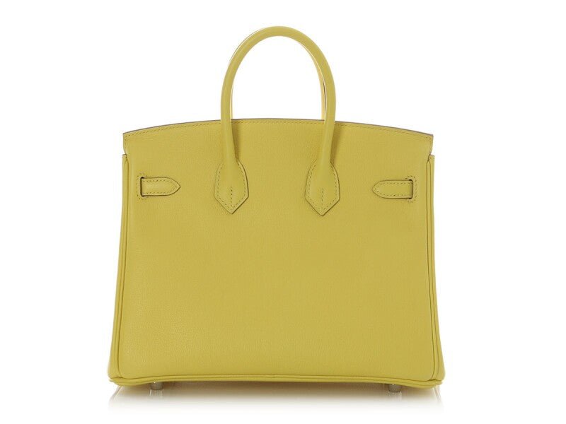 Lime Novillo and Bleu Hydra Verso Birkin 25 Gold Hardware, 2021 - Crowned Bag