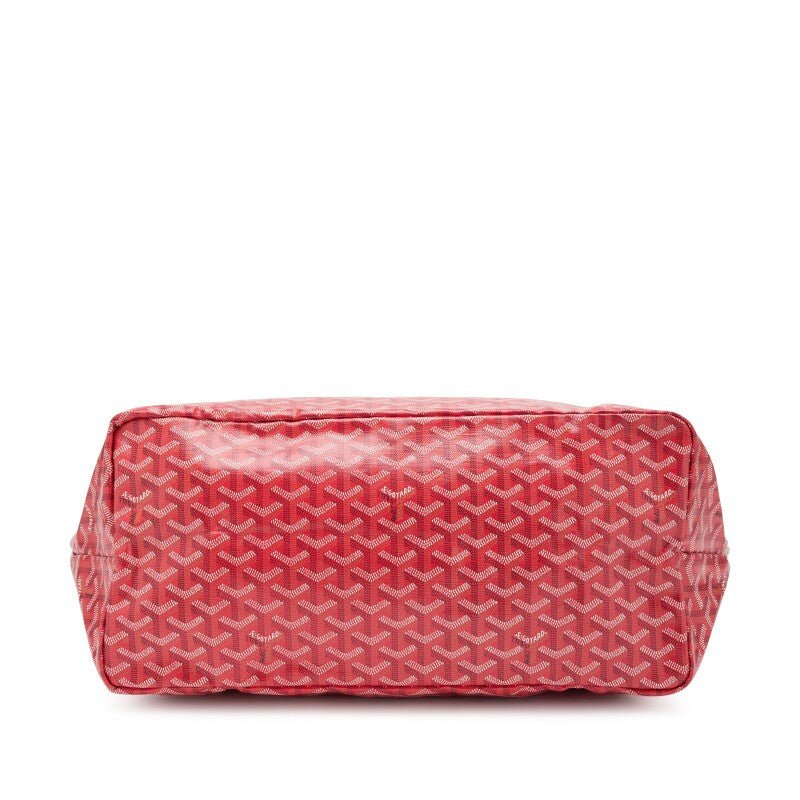 Limited Edition Fuchsia and Floral Goyardine Le Jardin Canvas and Chevroches Calfskin Reversible Saint Louis GM Bag, 2024 - Crowned Bag