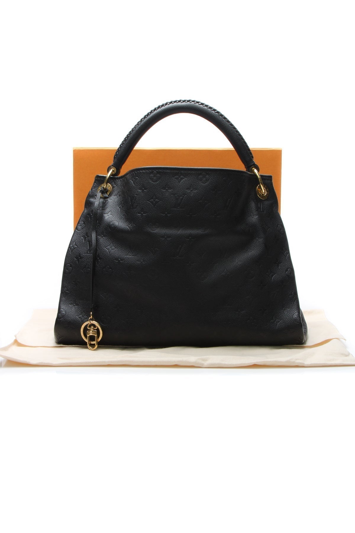 Louis Vuitton Artsy MM Monogram Empreinte Black Hobo Bag