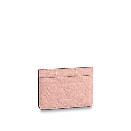 Louis Vuitton Card Holder Monogram Empreinte Rose Poudre