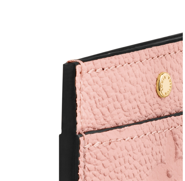Louis Vuitton Card Holder Monogram Empreinte Rose Poudre