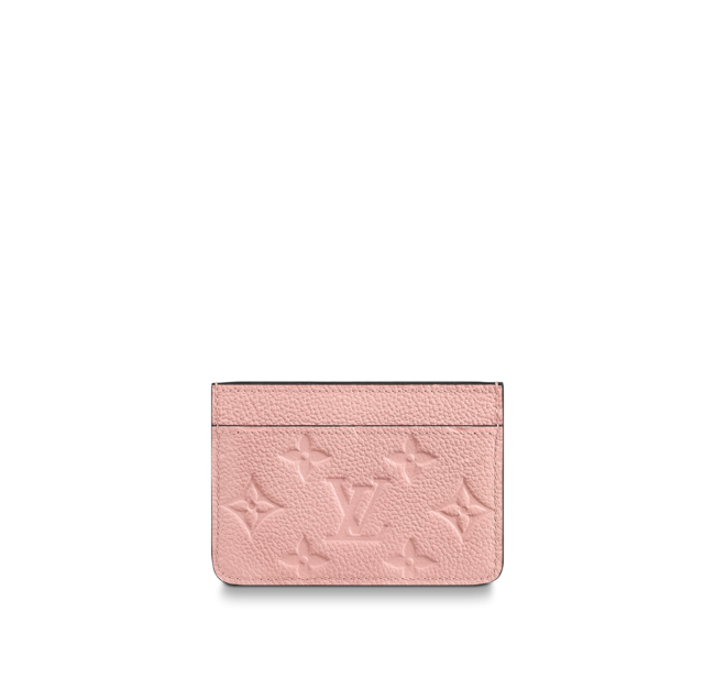 Louis Vuitton Card Holder Monogram Empreinte Rose Poudre