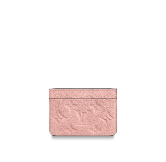 Louis Vuitton Card Holder Monogram Empreinte Rose Poudre
