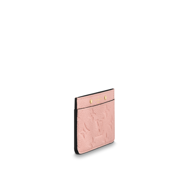 Louis Vuitton Card Holder Monogram Empreinte Rose Poudre