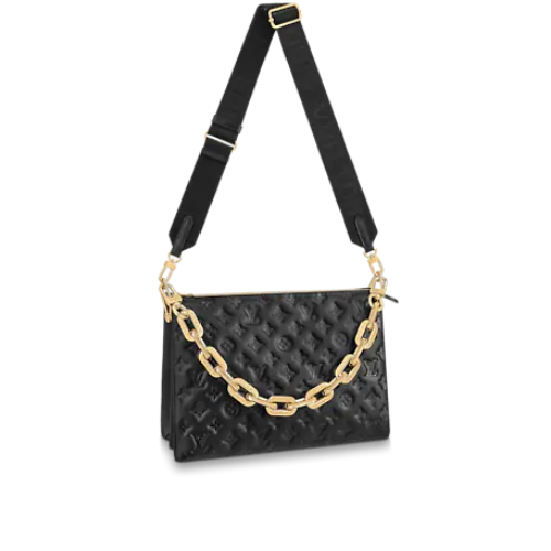 Louis Vuitton Coussin MM – Monogram-Embossed Puffy Lambskin