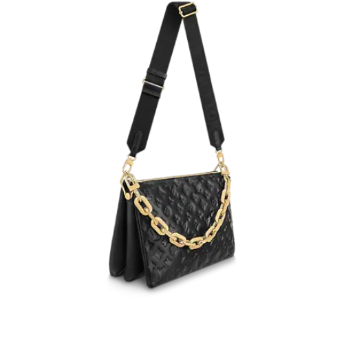 Louis Vuitton Coussin MM – Monogram-Embossed Puffy Lambskin