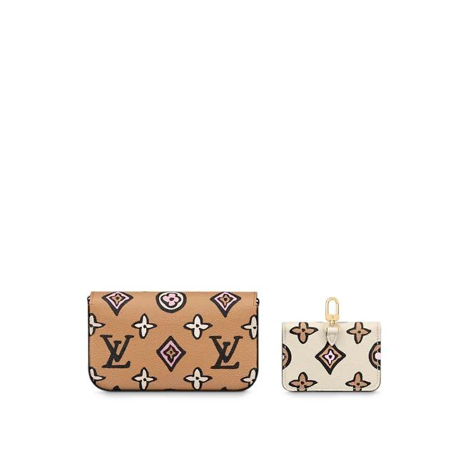 Louis Vuitton Felicie Pochette Wild at Heart Monogram Canvas