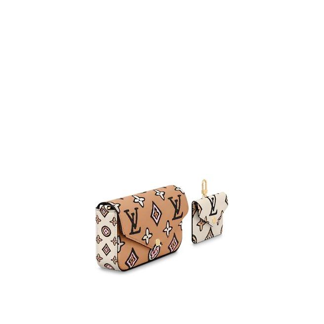 Louis Vuitton Felicie Pochette Wild at Heart Monogram Canvas