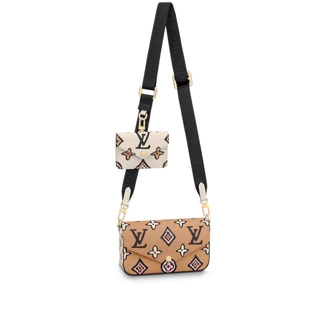 Louis Vuitton Felicie Pochette Wild at Heart Monogram Canvas