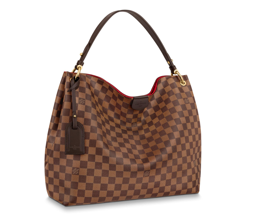 Louis Vuitton Graceful MM Monogram Pivoine Pink Hobo Bag