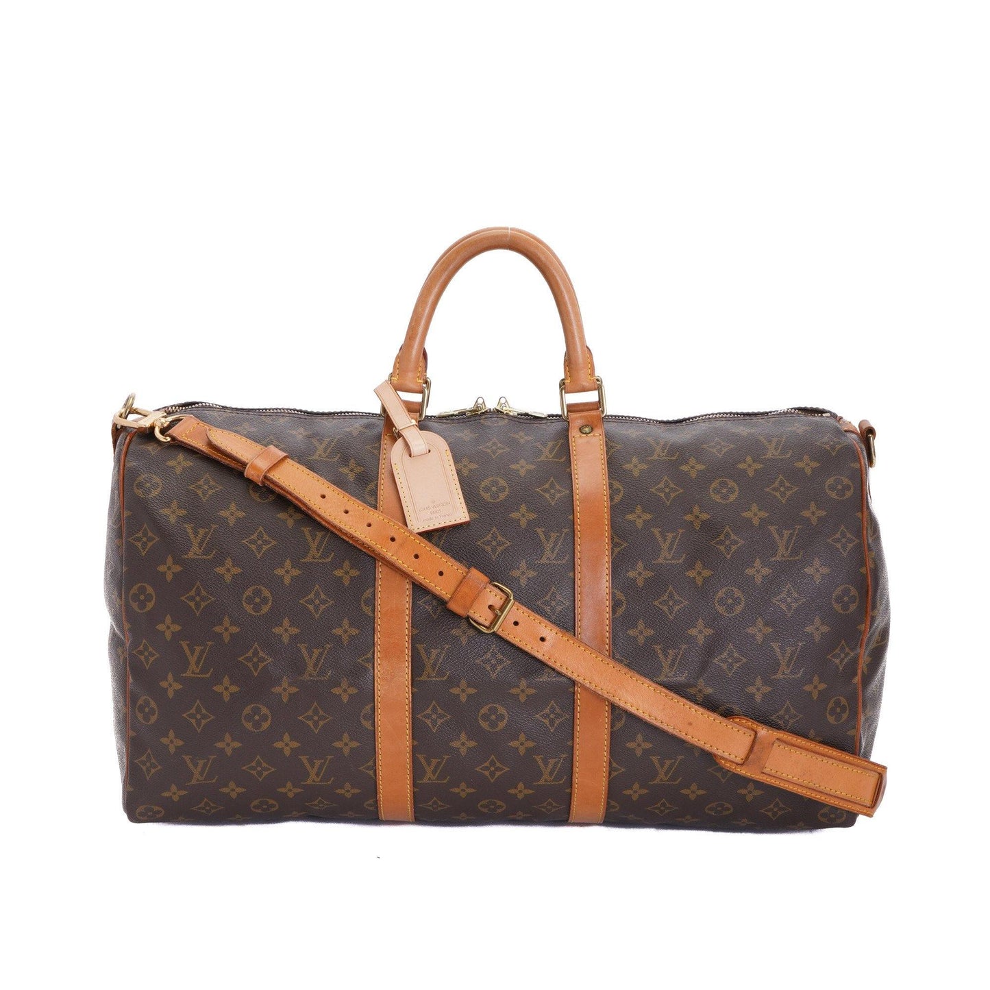 Louis Vuitton Keepall 50 Monogram Bandoulière Duffle Bag