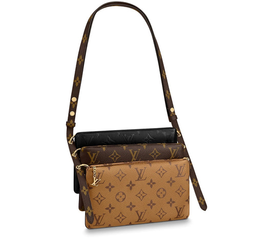 Louis Vuitton LV3 Pouch Monogram Canvas Black Multi-Pochette