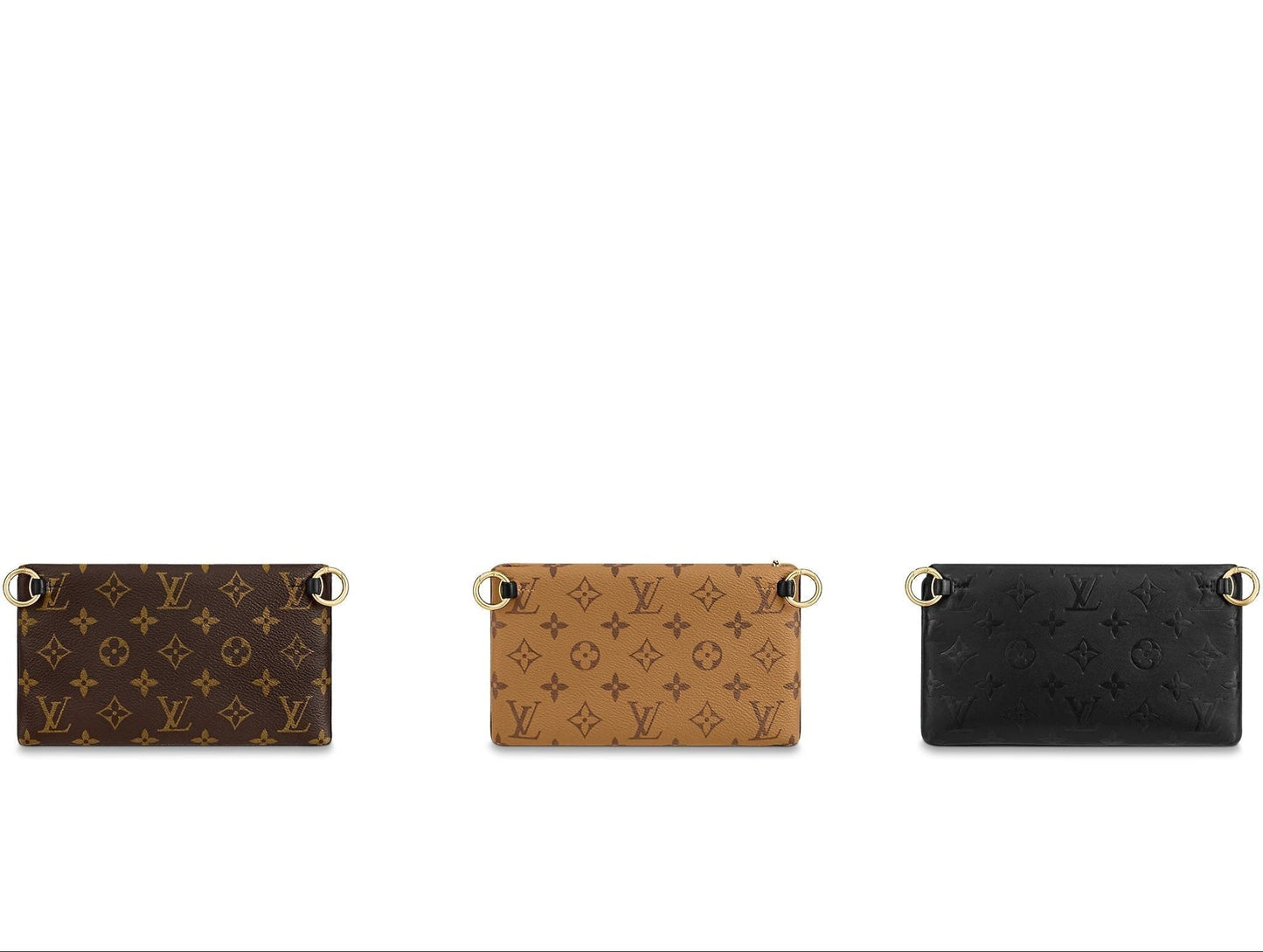 Louis Vuitton LV3 Pouch Monogram Canvas Black Multi-Pochette
