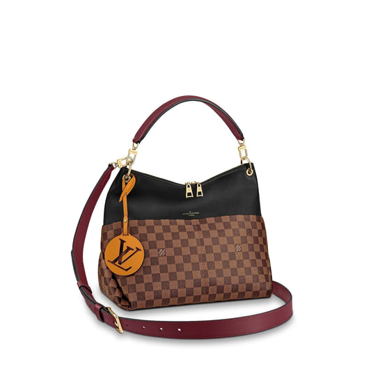 Louis Vuitton Maida Hobo Bag Damier Ebene Black