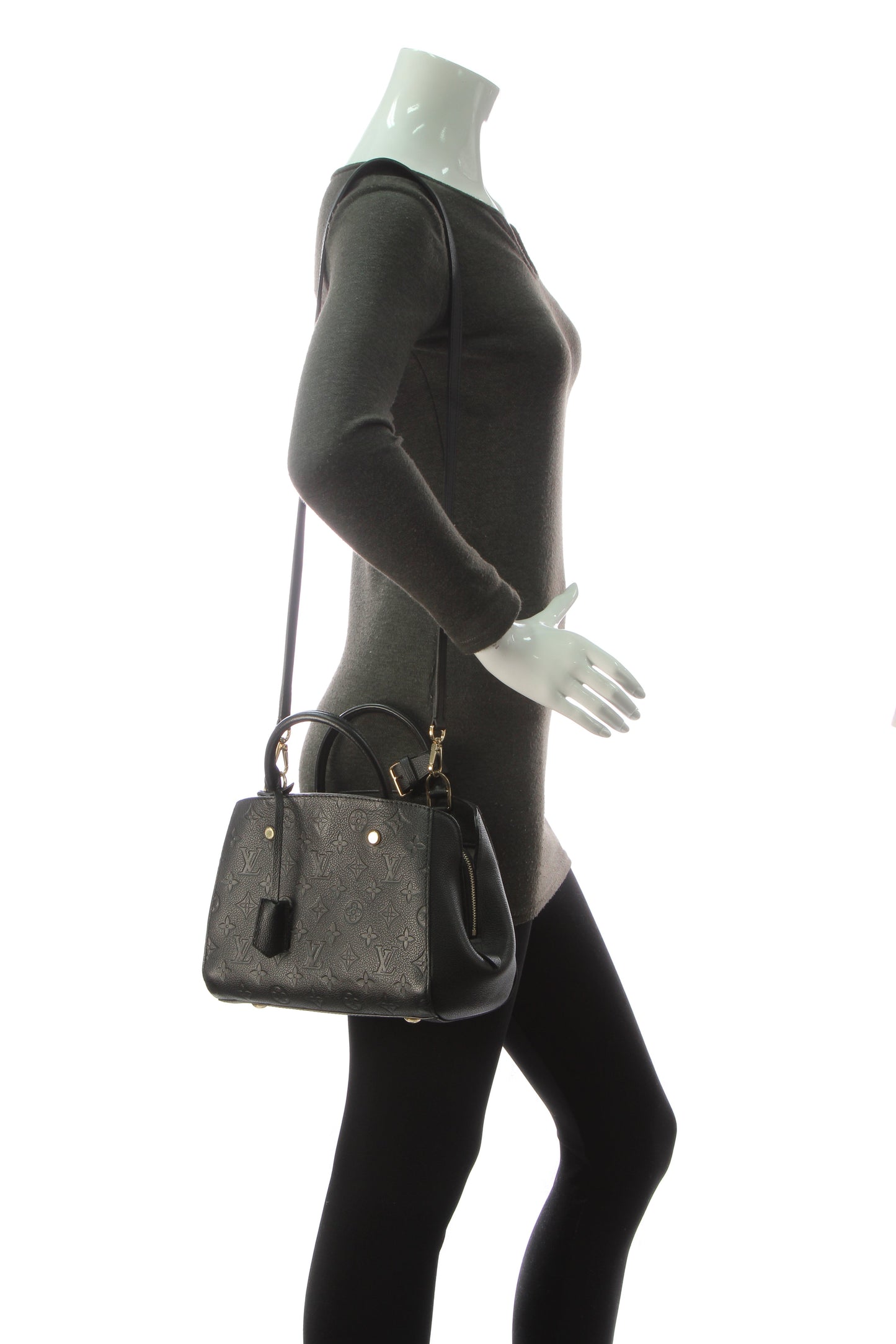 Louis Vuitton Montaigne BB Monogram Empreinte Satchel