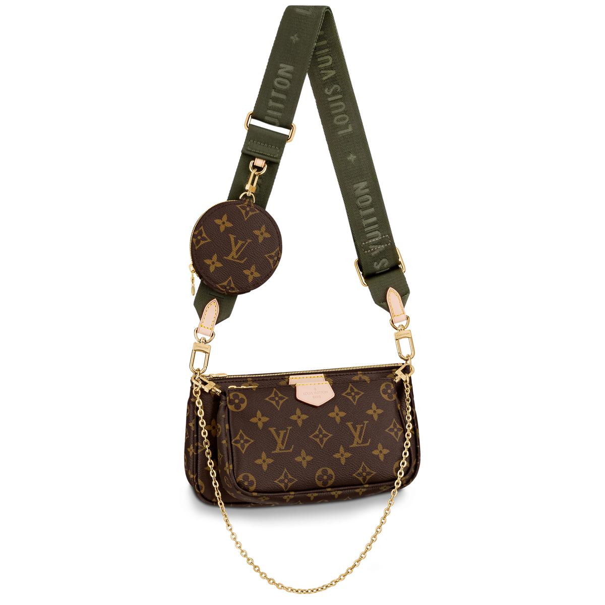 Louis Vuitton Multi Pochette Khaki Louis Vuitton