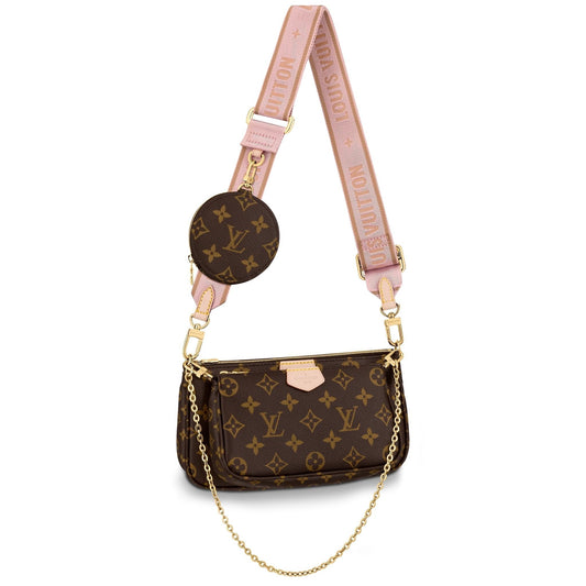 Louis Vuitton Multi Pochette Accessoires Monogram Pink