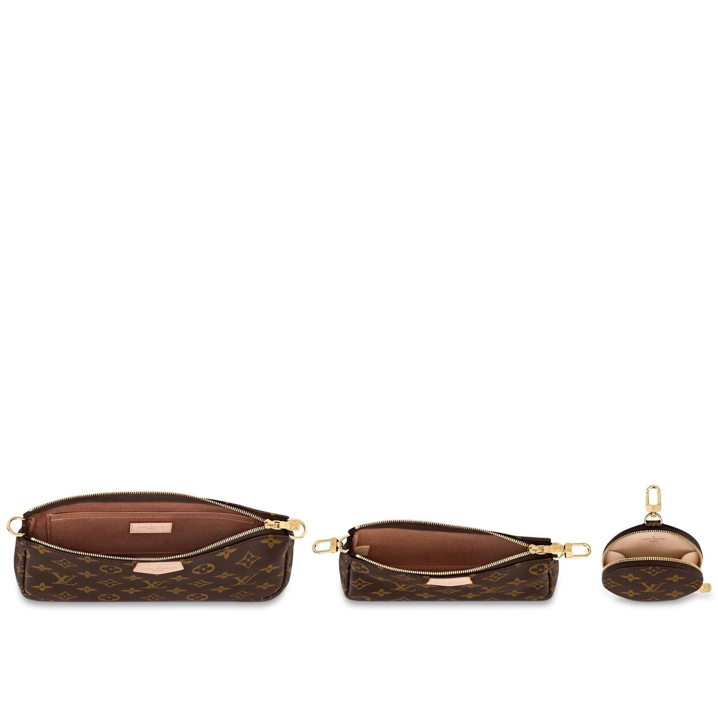 Louis Vuitton Multi Pochette Accessoires Monogram Pink
