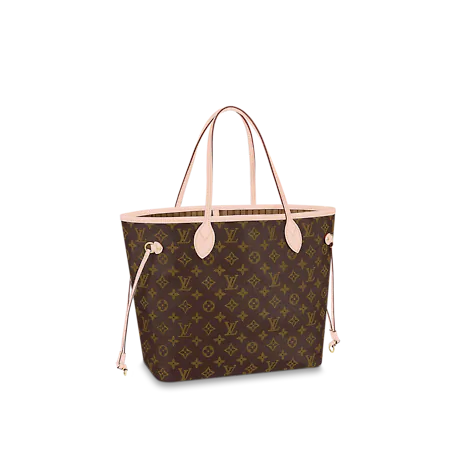 Louis Vuitton Neverfull MM Monogram Canvas Pivoine Pink Tote