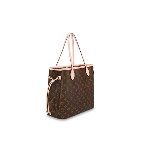 Louis Vuitton Neverfull MM Monogram Canvas Pivoine Pink Tote