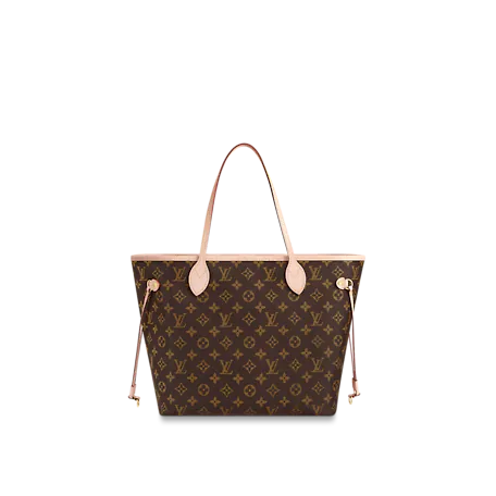 Louis Vuitton Neverfull MM Monogram Canvas Pivoine Pink Tote
