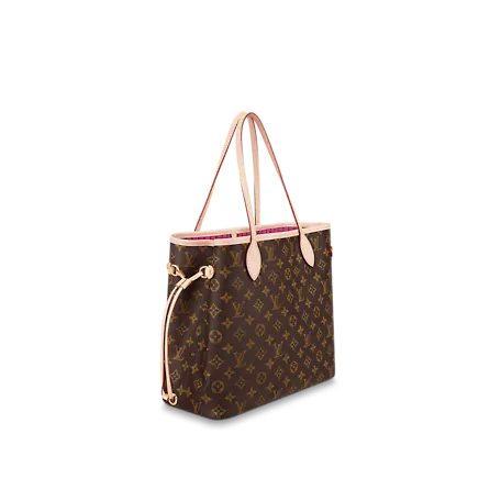 Louis Vuitton Neverfull MM Monogram Canvas Pivoine Pink Tote