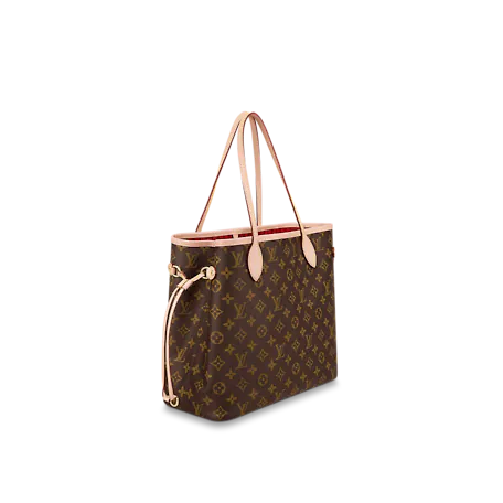 Louis Vuitton Neverfull MM Monogram Canvas Pivoine Pink Tote