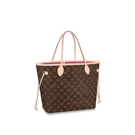 Louis Vuitton Neverfull MM Monogram Canvas Pivoine Pink Tote