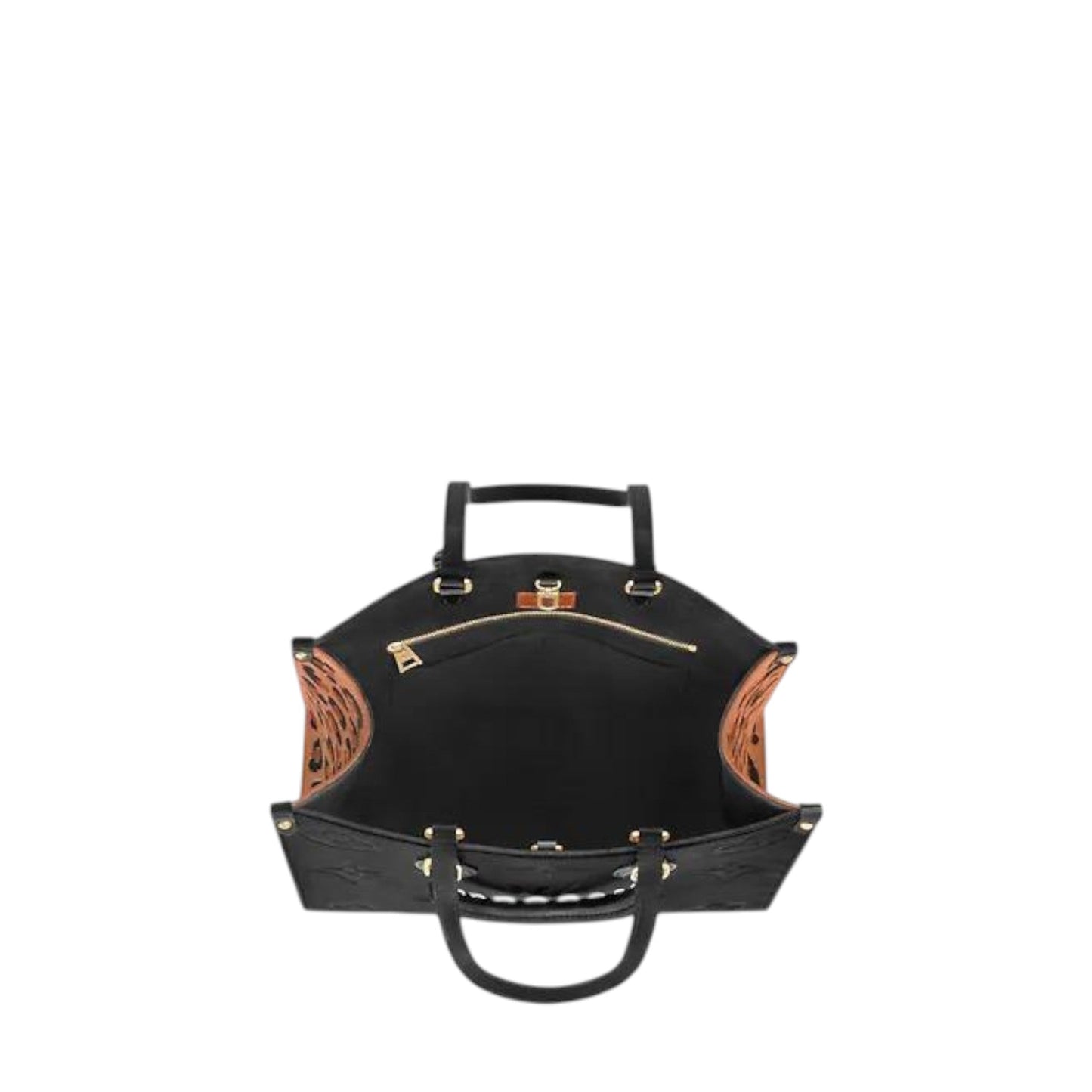 Louis Vuitton Onthego MM Wild at Heart Caramel and Black