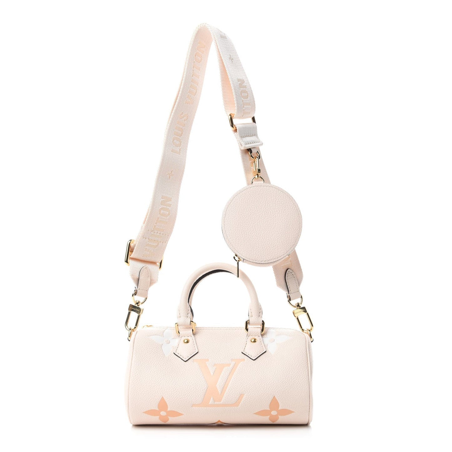 Louis Vuitton Papillon BB Monogram Empreinte Cream Saffron