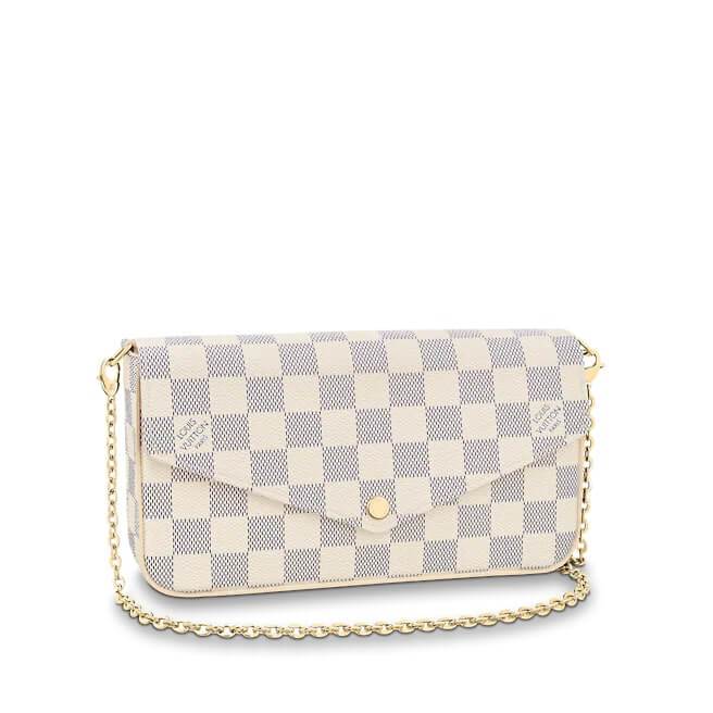 Louis Vuitton Pochette Félicie Damier Azur Bag