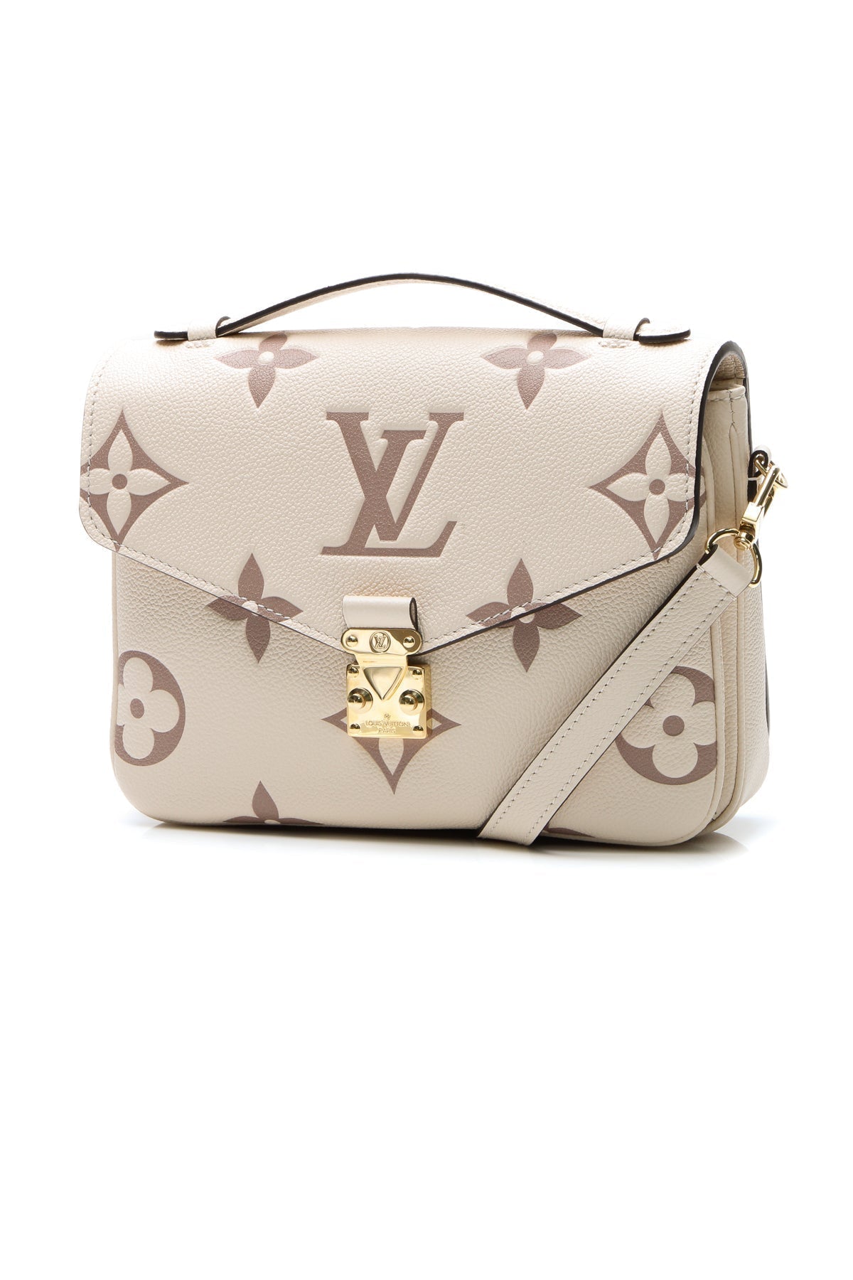 Louis Vuitton Pochette Métis Bicolor Empreinte Cream Dove