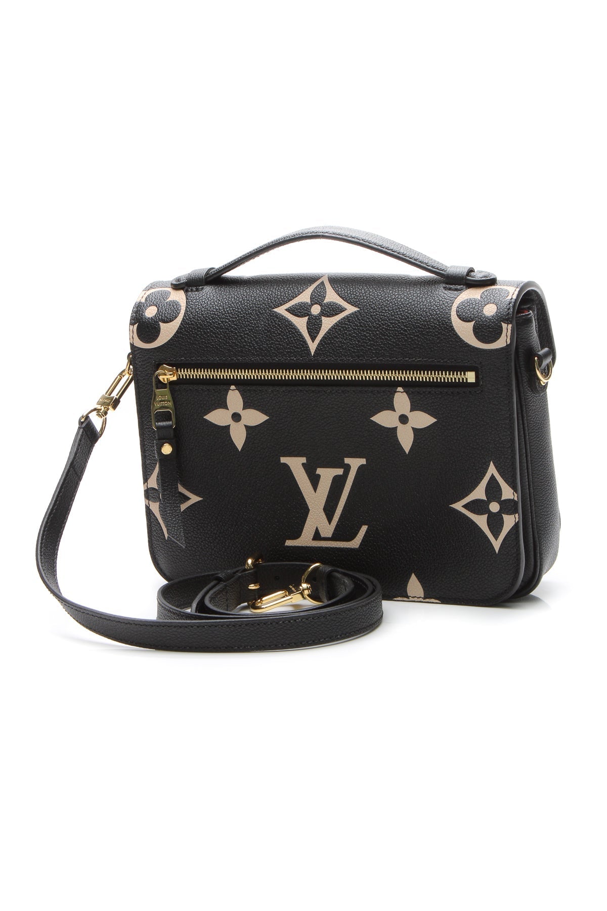 Louis Vuitton Pochette Metis Bicolor Empreinte Black Beige