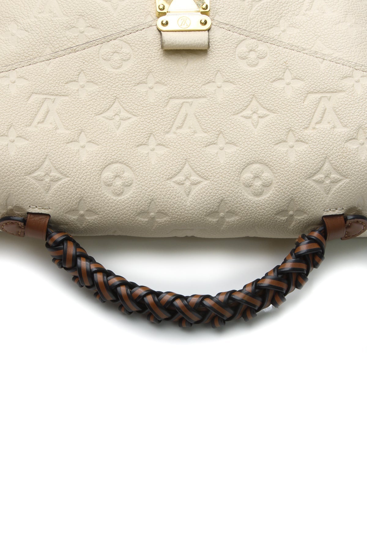 Louis Vuitton Pochette Metis Monogram Empreinte Neige Ivory
